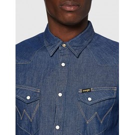 Wrangler Ls Western Shirt Haut Homme